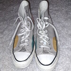 Converse‎ Chuck 70 High Zesty Gray Multicolor Mens Size 10.5 Womens 12.5